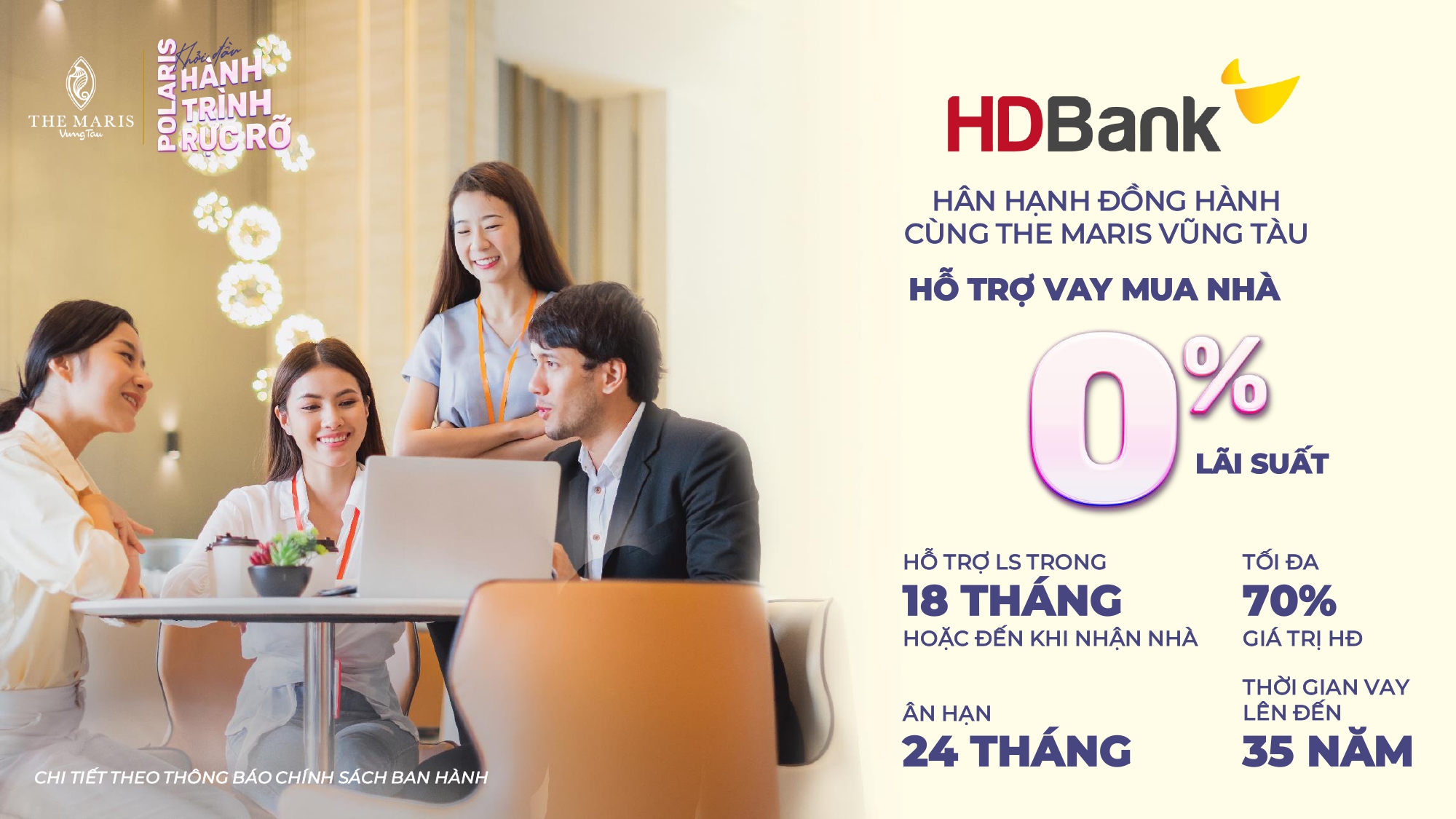 Ngân hàng HDBank cho vay Vega Polaris - The Maris Vũng Tàu