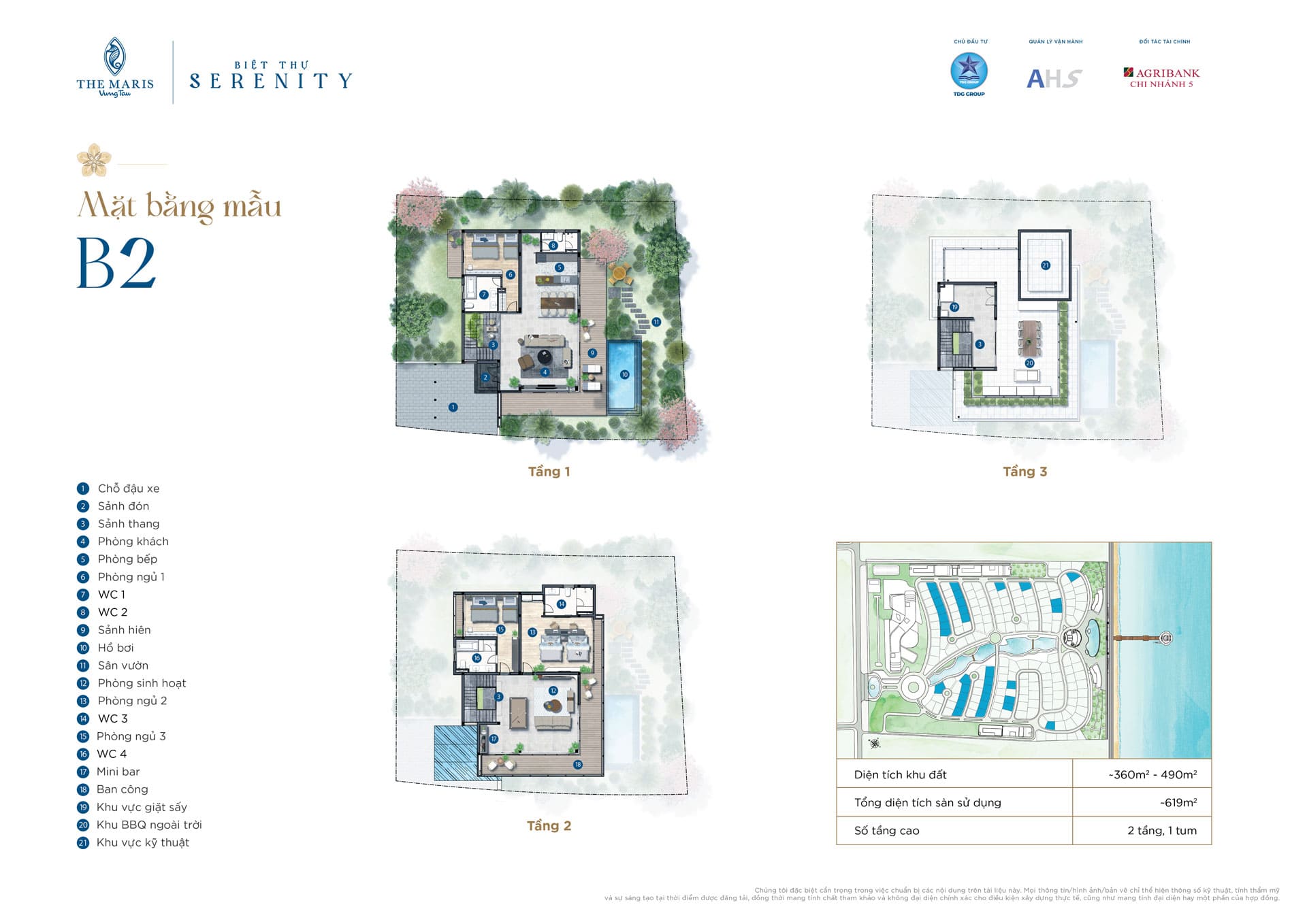 Layout-thiet-ke-biet-thu-the-maris-mau-B2-co-dien-tich-360m2-490m2 Phối cảnh thiết kế mẫu B2 Premium Villa The Maris Vũng Tàu có diện tích đất 360m2-490m2