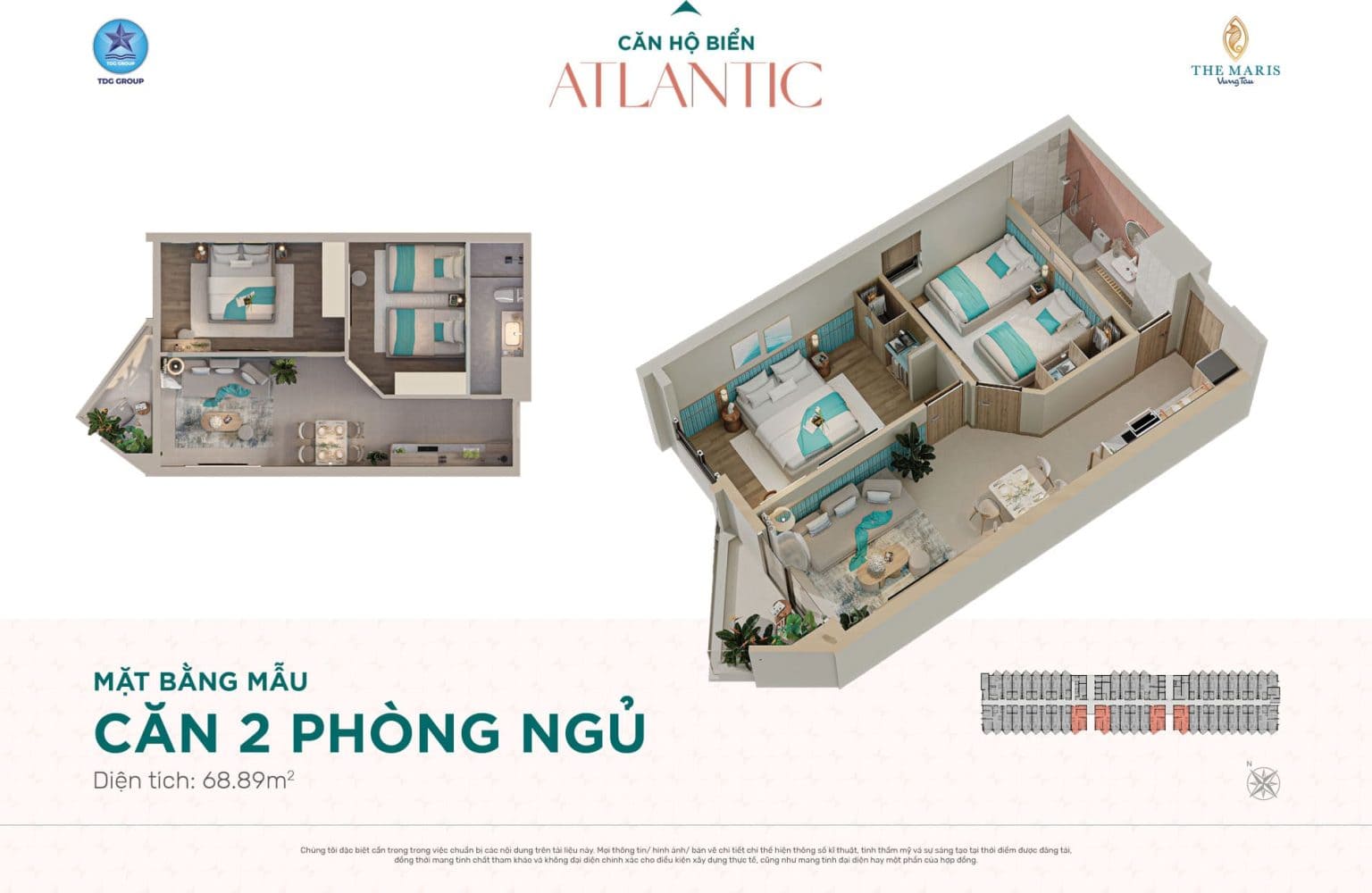 Layout-thiet-ke-can-ho-68.89m2-thiet-ke-2-phong-ngu-thap-Atlantic-1536×1000 Layout thiết kế căn hộ 68,89m2 thiết kế 2 phòng ngủ Tháp Atlantic.