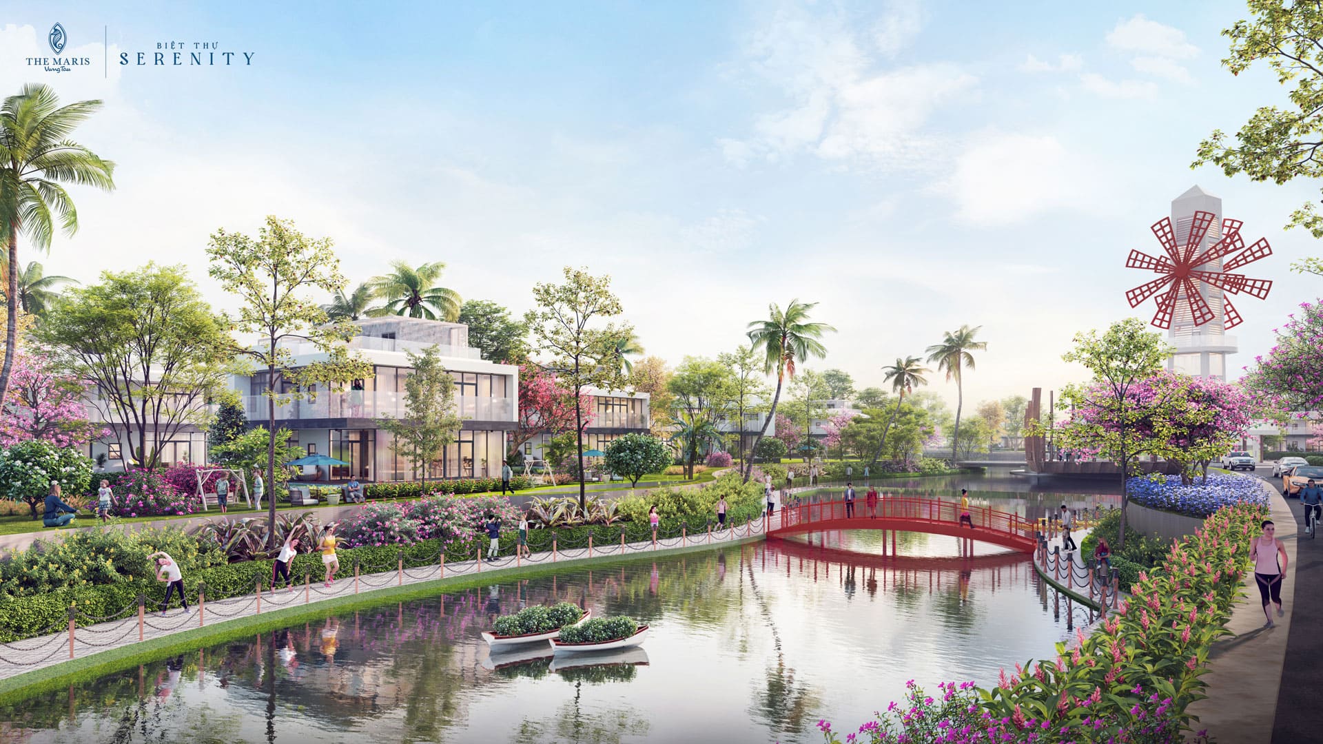 Tiện ích suối nguồn hạnh phúc tại The Maris Vũng Tàu tôn lên giá trị nghỉ dưỡng cao cấp, nơi thiên nhiên, mặt nước và quy hoạch cảnh quan tạo nên dấu ấn riêng.