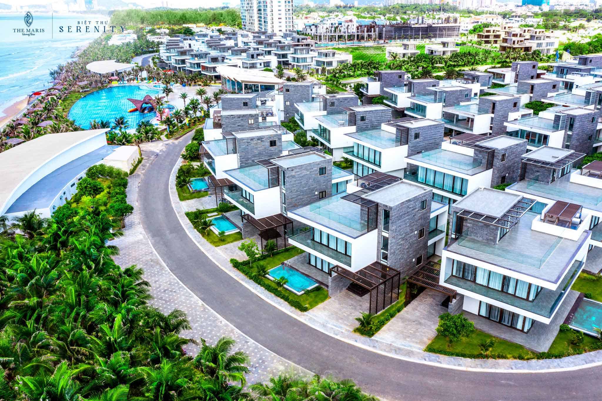 The Maris Vũng Tàu nằm trong hành lang du lịch Đông Nam Bộ, kết nối dòng khách từ TP.HCM, Đồng Nai, Bình Dương về biển Chí Linh.