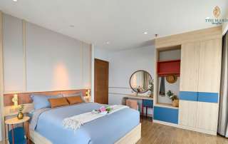 Phối cảnh tổng thể The Maris Vũng Tàu thể hiện dấu ấn kiến trúc Pháp đương đại từ TAMA Architects, lấy cảm hứng từ đại dương và du thuyền.